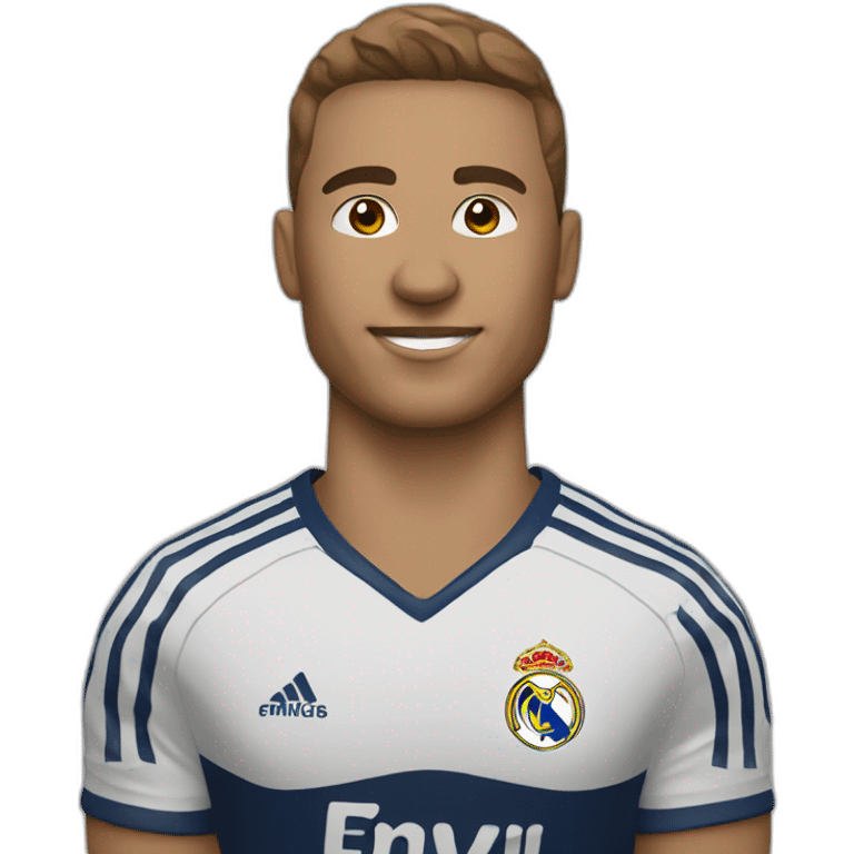 Bellinghan football player with Real Madrid tshirt  emoji