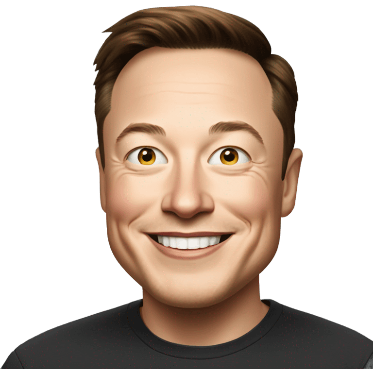 elon musk smiling emoji