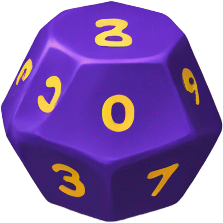 12 sided die emoji