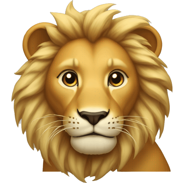 Hello lion en colère emoji