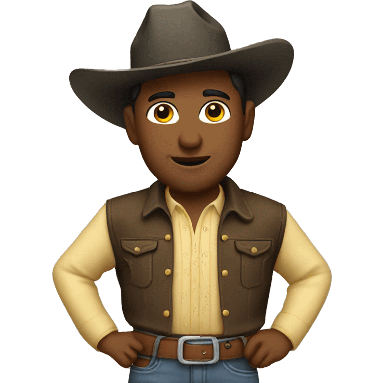 Cowboy + rancher emoji