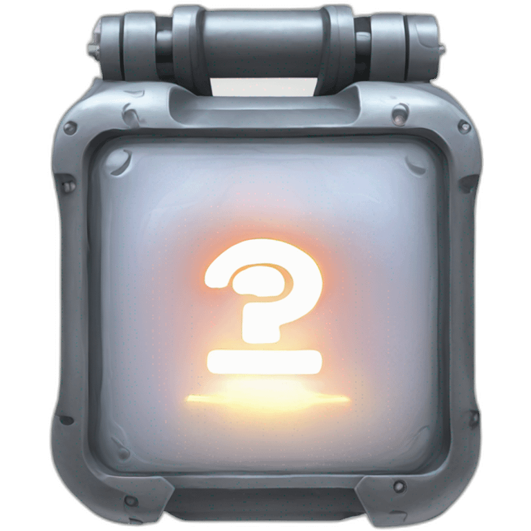 flux capacitor glowing emoji