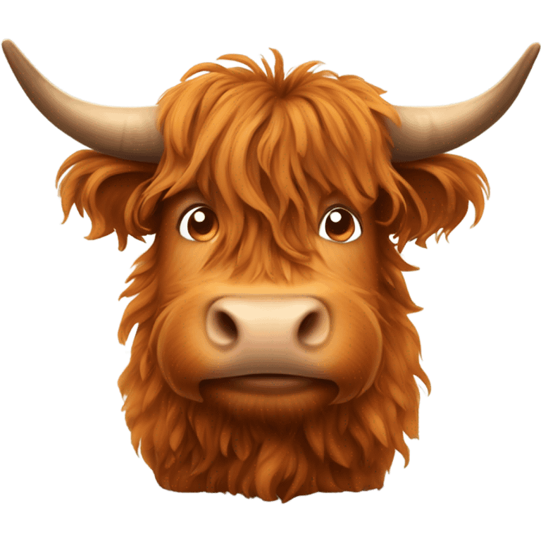 Highland cow emoji