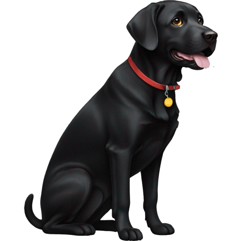 black labrador emoji