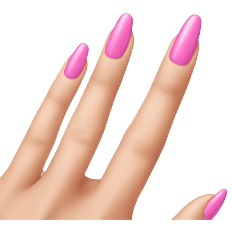 Pink nails emoji