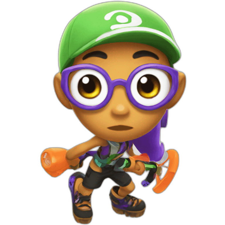 Splatoon inkling emoji