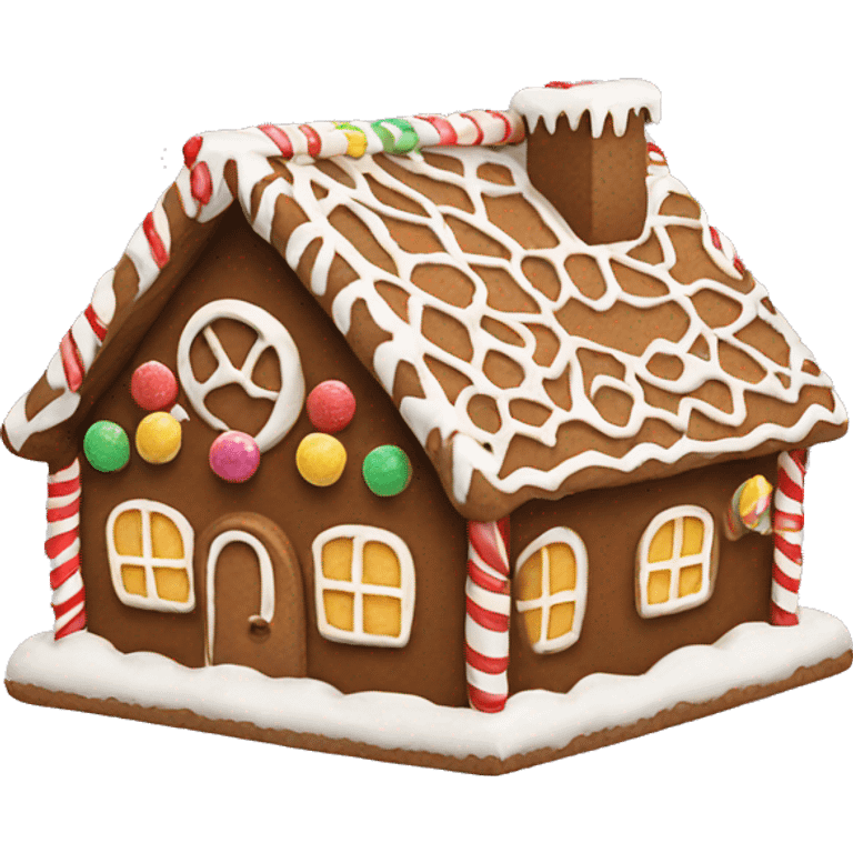 gingerbread house emoji