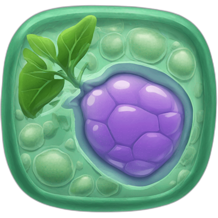 structure of a plant cell emoji