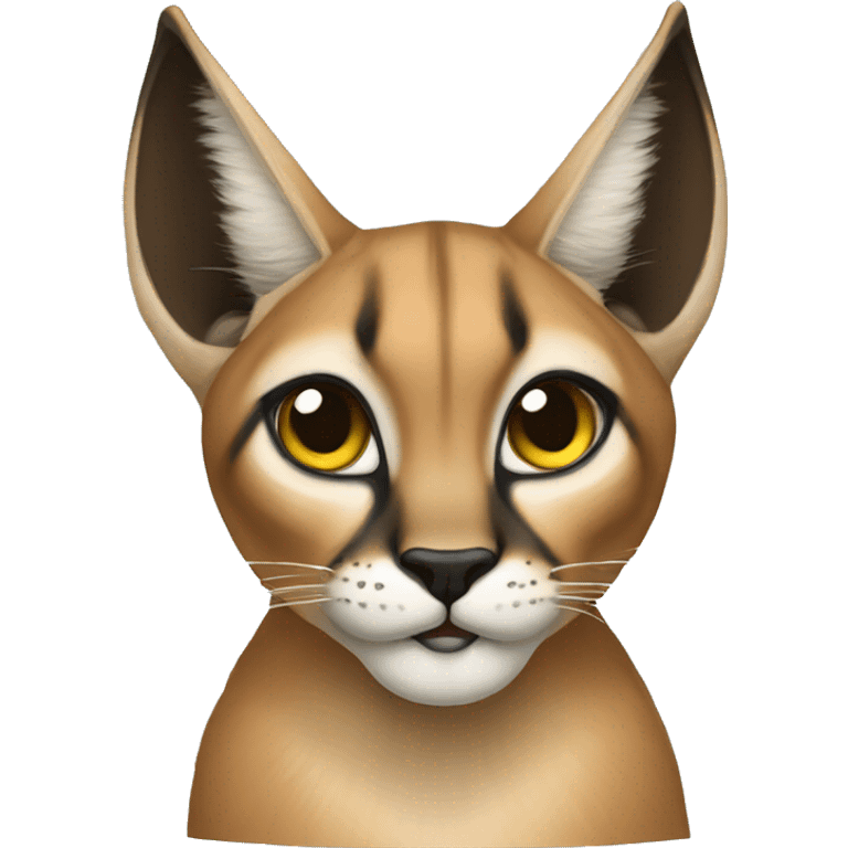 Caracal weeping emoji