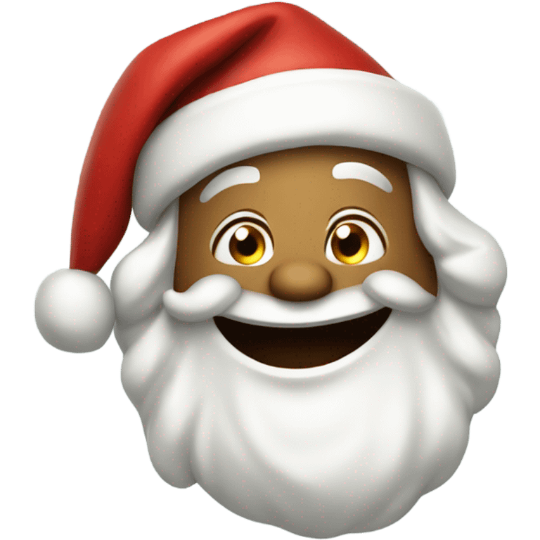 Laughing Santa  emoji