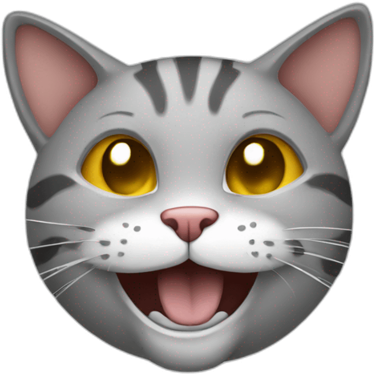 Cat laugh emoji