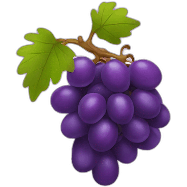 Flirting grapes emoji