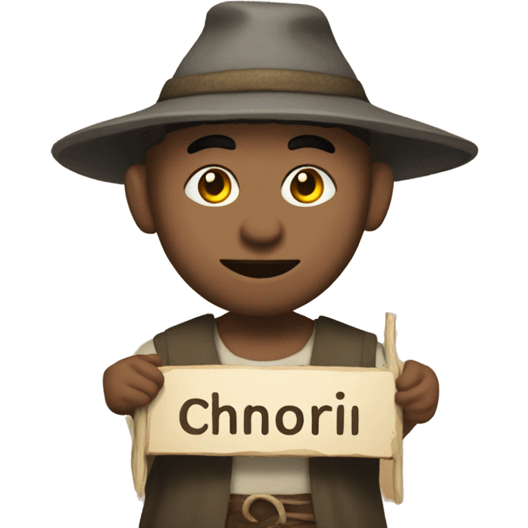 villager with chosenRP sign emoji