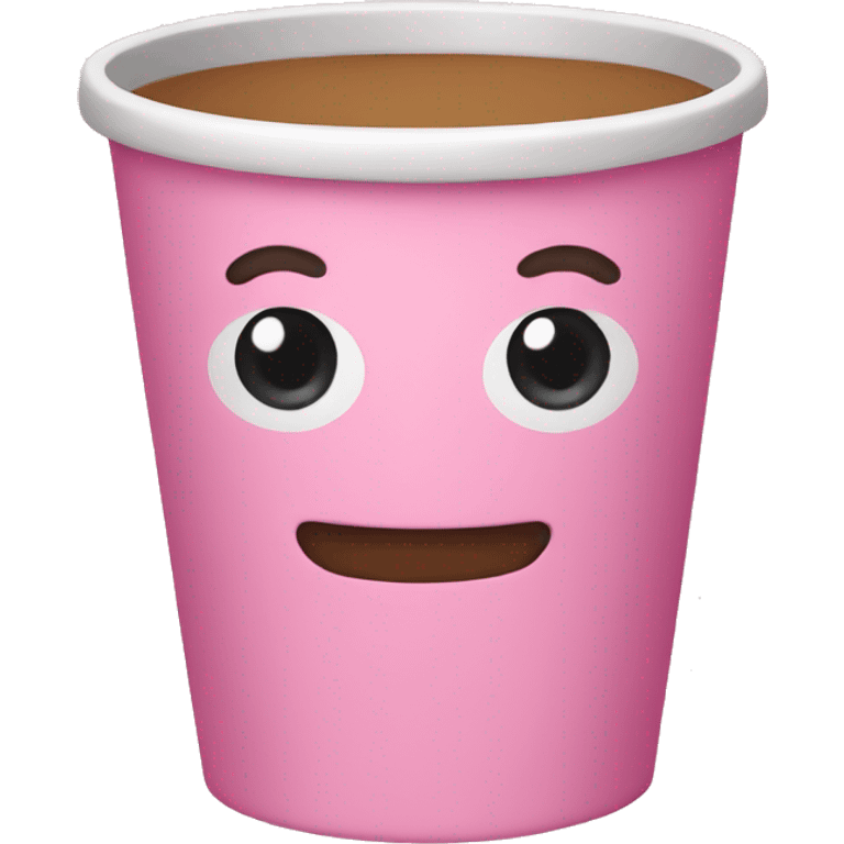 Pink cup emoji