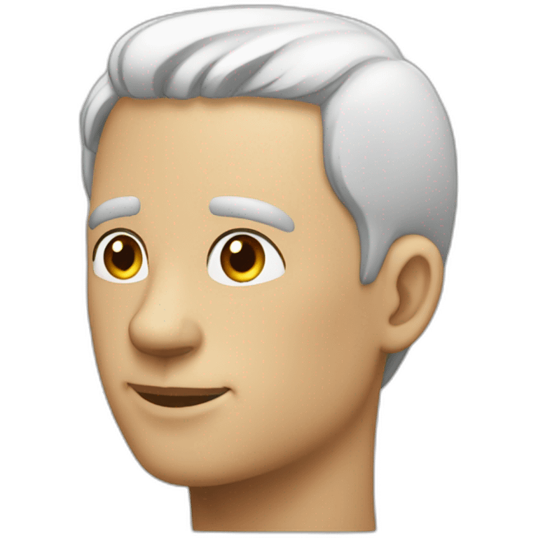 homme qui leve le bras gauche de profil emoji