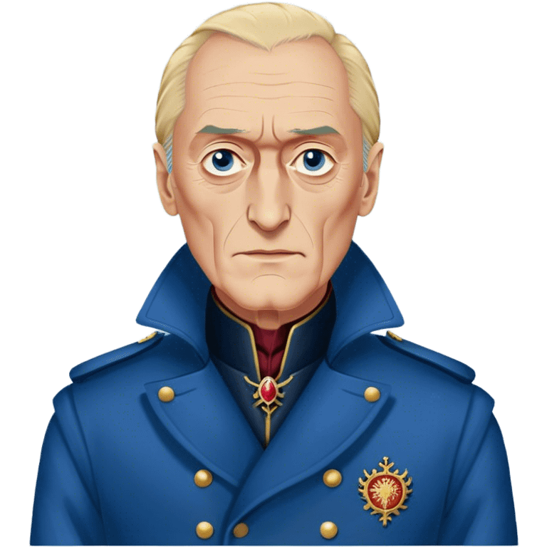 Tywin Lannister from game of thrones, blue coat emoji