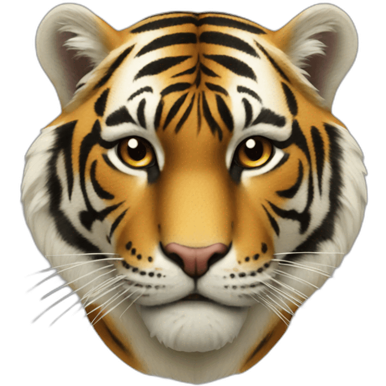 Tigre en velour emoji