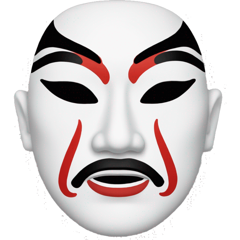 Kabuki face mask emoji