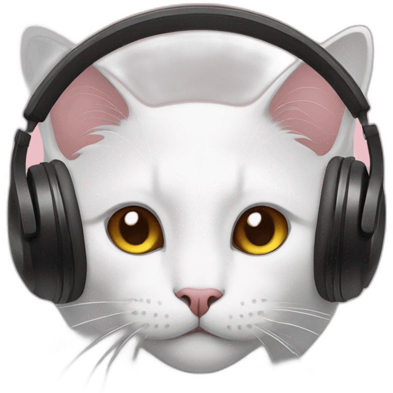 A Cat Listening To Music emoji