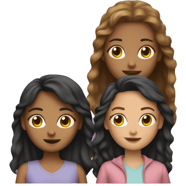 3 girls emoji