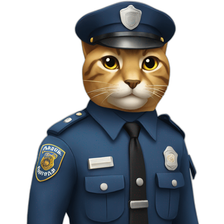 police cat emoji