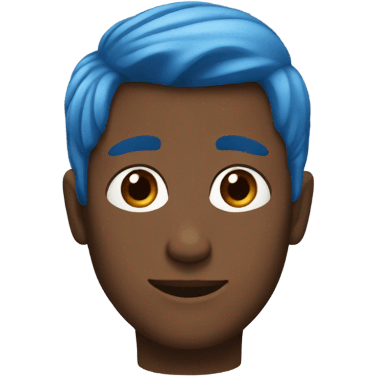 Remove man, change eyes to blue, hair to brown emoji