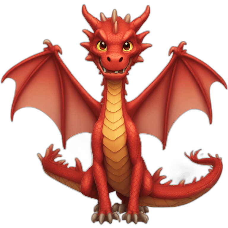 Red dragon emoji