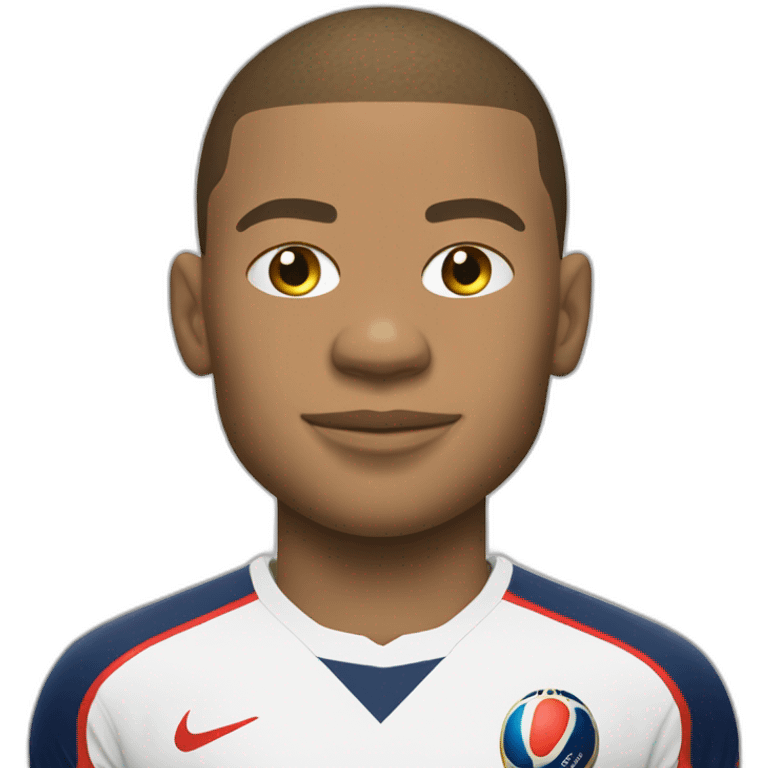 mbappe avec le ballon d’or emoji