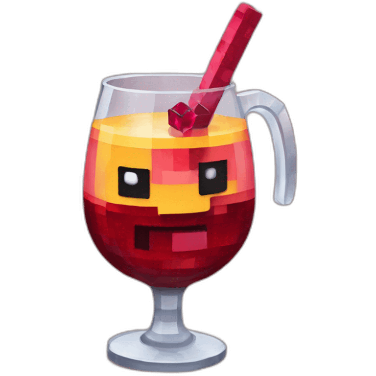 Minecraft Sangria emoji