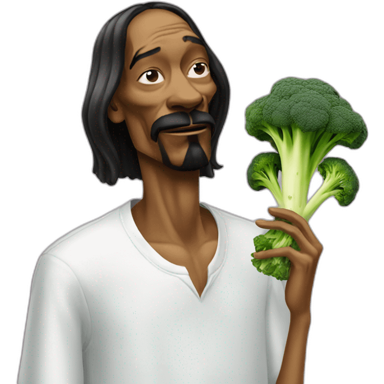 Snoop Dogg Smoking Broccoli emoji