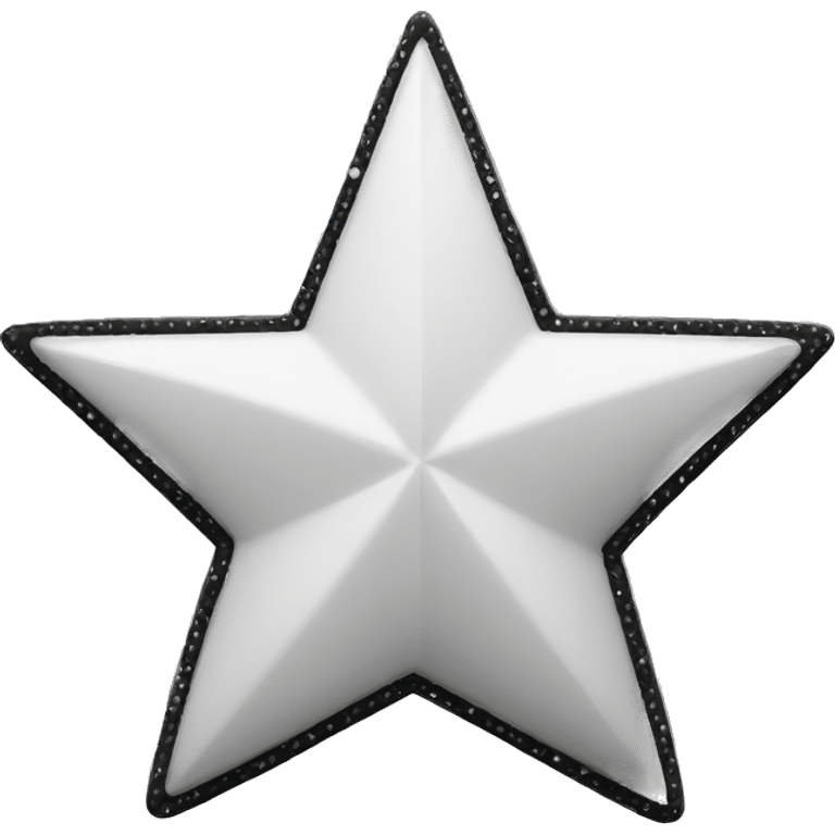 Black and White Star emoji