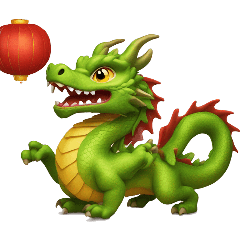  Put a dragon but it’s a Chinese new year emoji