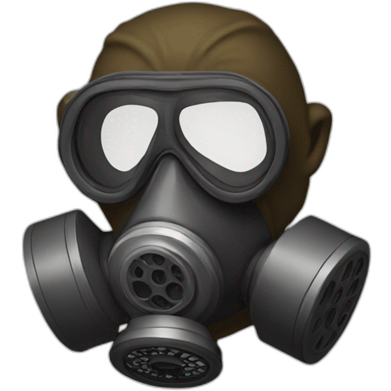 monkey gas mask emoji