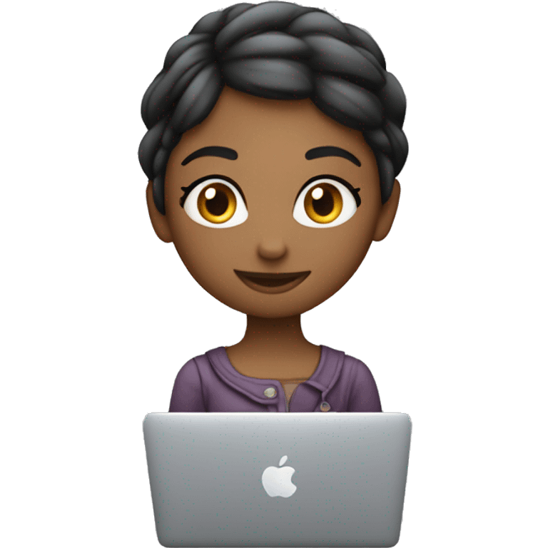 MacBook ￼girl  emoji