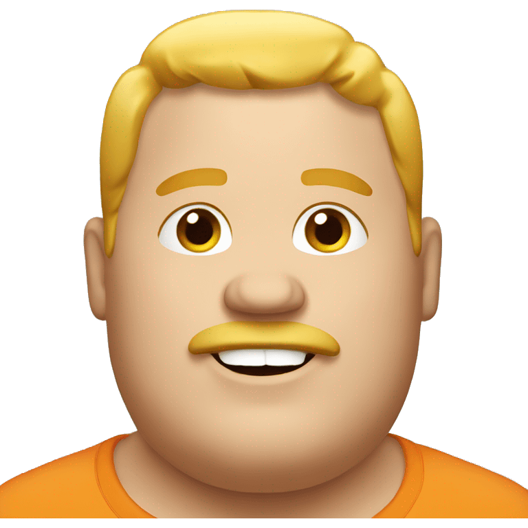 fat guy emoji