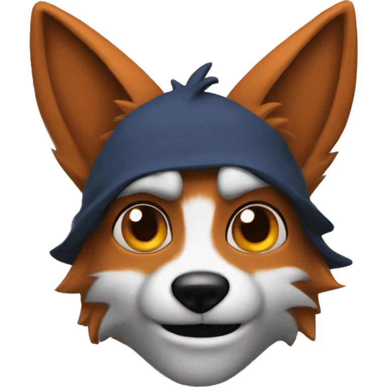 Feddy with fox ears emoji