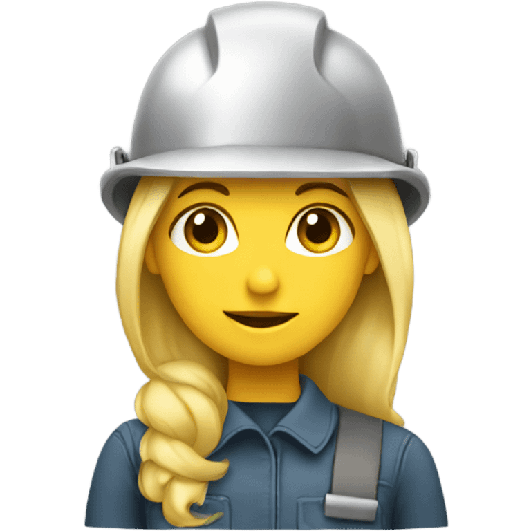 blonde welder girl emoji