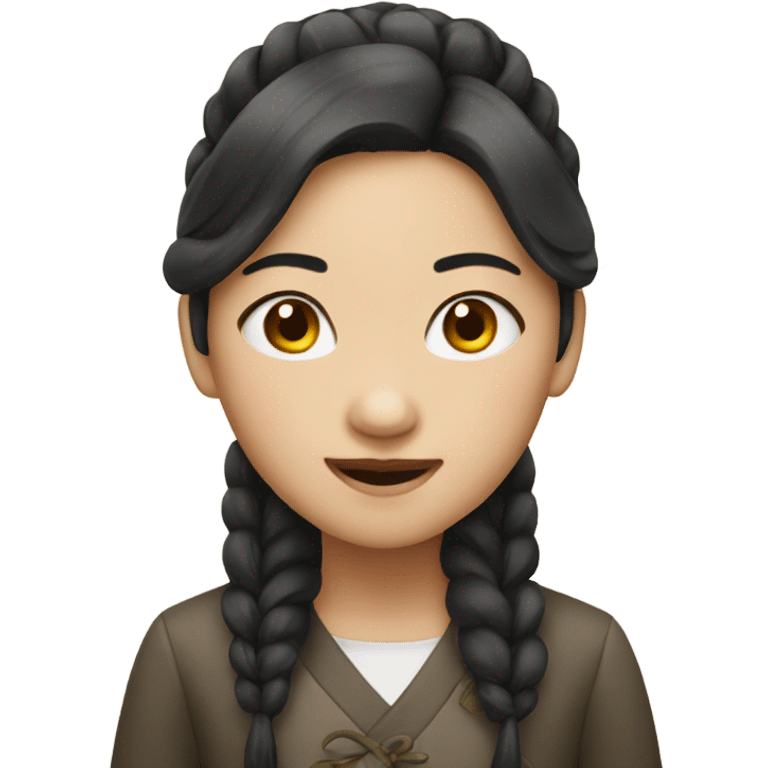 Chinese girl emoji