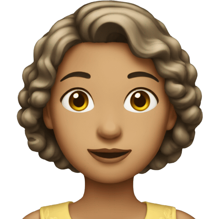 women in dress emoji