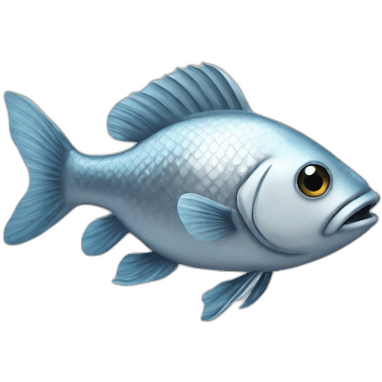 silver fish emoji