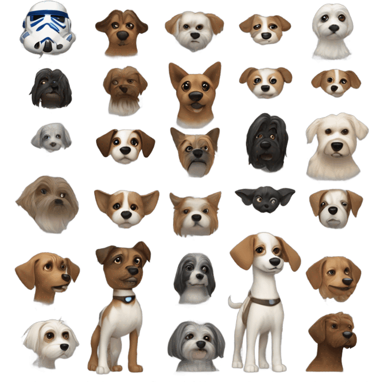 Star Wars: Return of the dog pack emoji