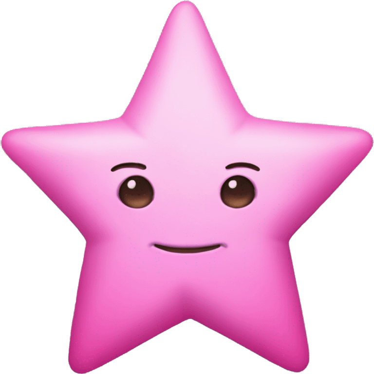 Pink star emoji