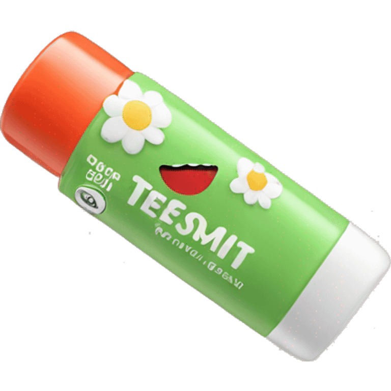 lip balm with label emoji