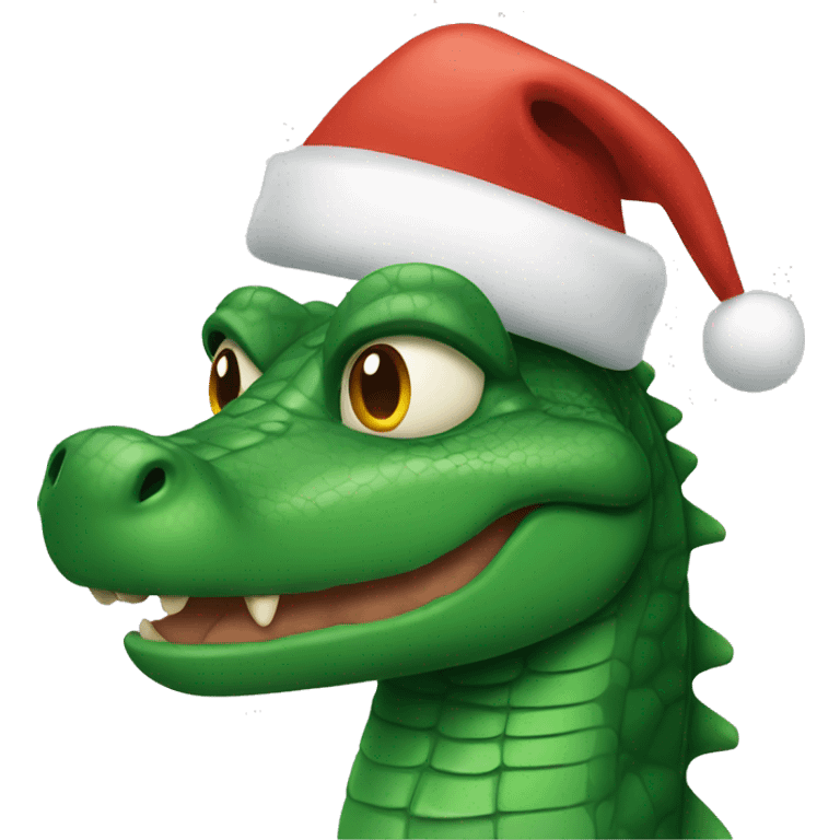 Christmas Alligator  emoji