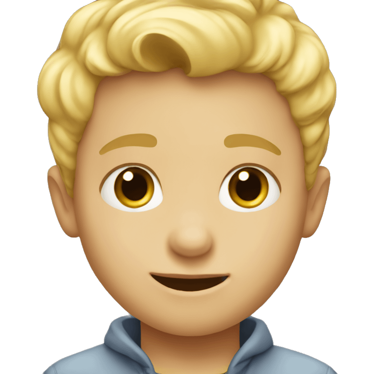 Little blonde boy emoji