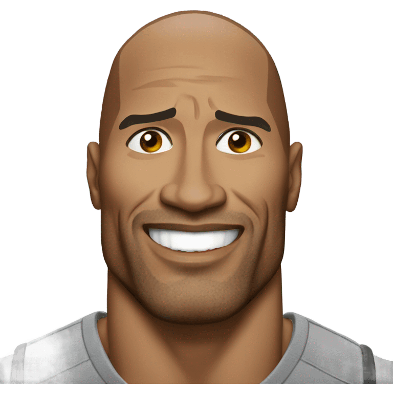 Dwayne Johnson emoji