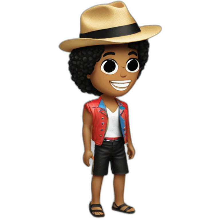 Michael Jackson at the beach emoji