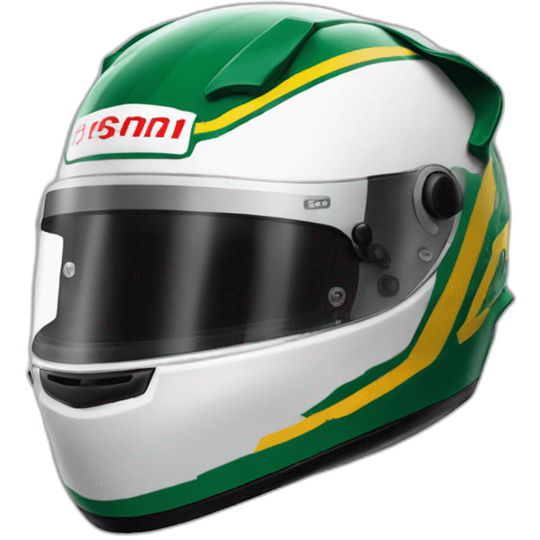 Ayrton Senna helmet emoji