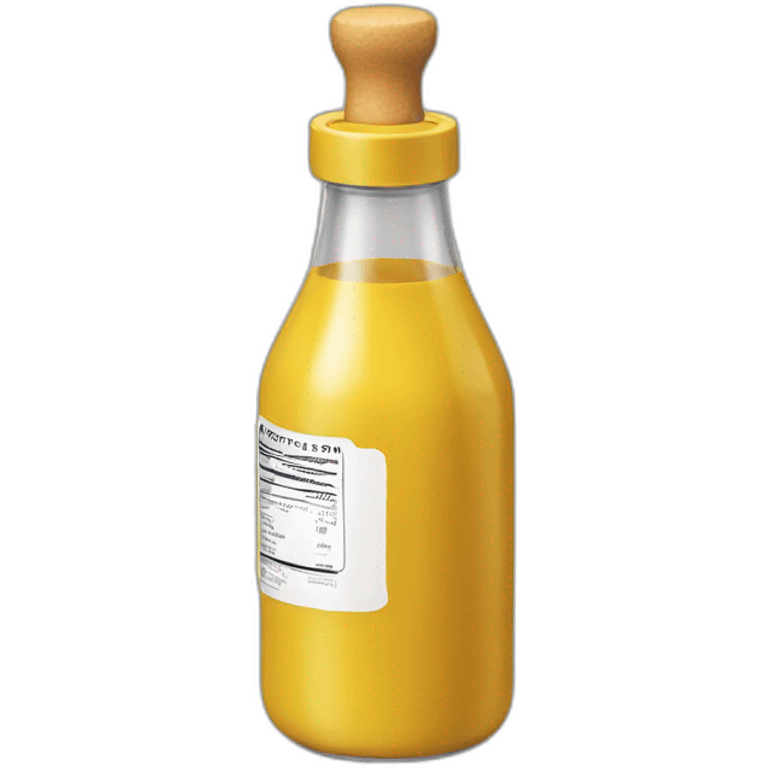 Mustard bottle IT emoji