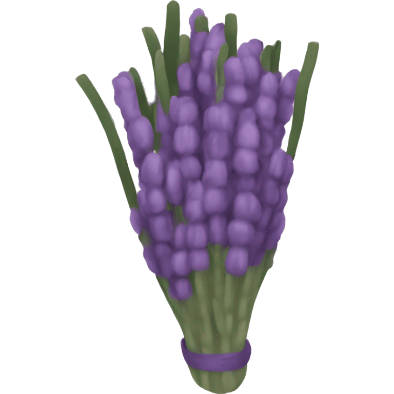 a lavender scaf emoji